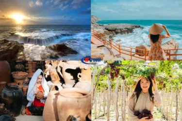 Ngày 03 Bình Hưng – Hang Rái – Vườn Nho Ninh Thuận – Làng Gốm Bàu Trúc – TP.HCM (Ăn sáng, trưa)
