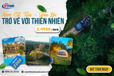 Tour Du Lịch Nam Cát Tiên 2 Ngày 1 Đêm