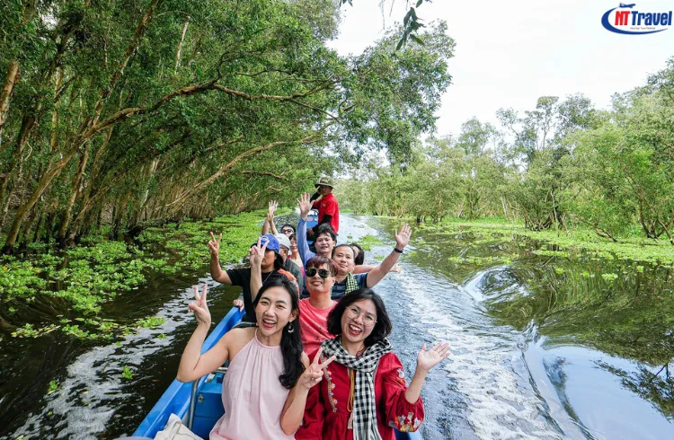 Tour Lễ 2/9 - Tour Đảo Bà Lụa Rừng Trà Sư 2 Ngày 2 Đêm Check-in Mùa Nước Nổi Cầu Tre Ảo Diệu