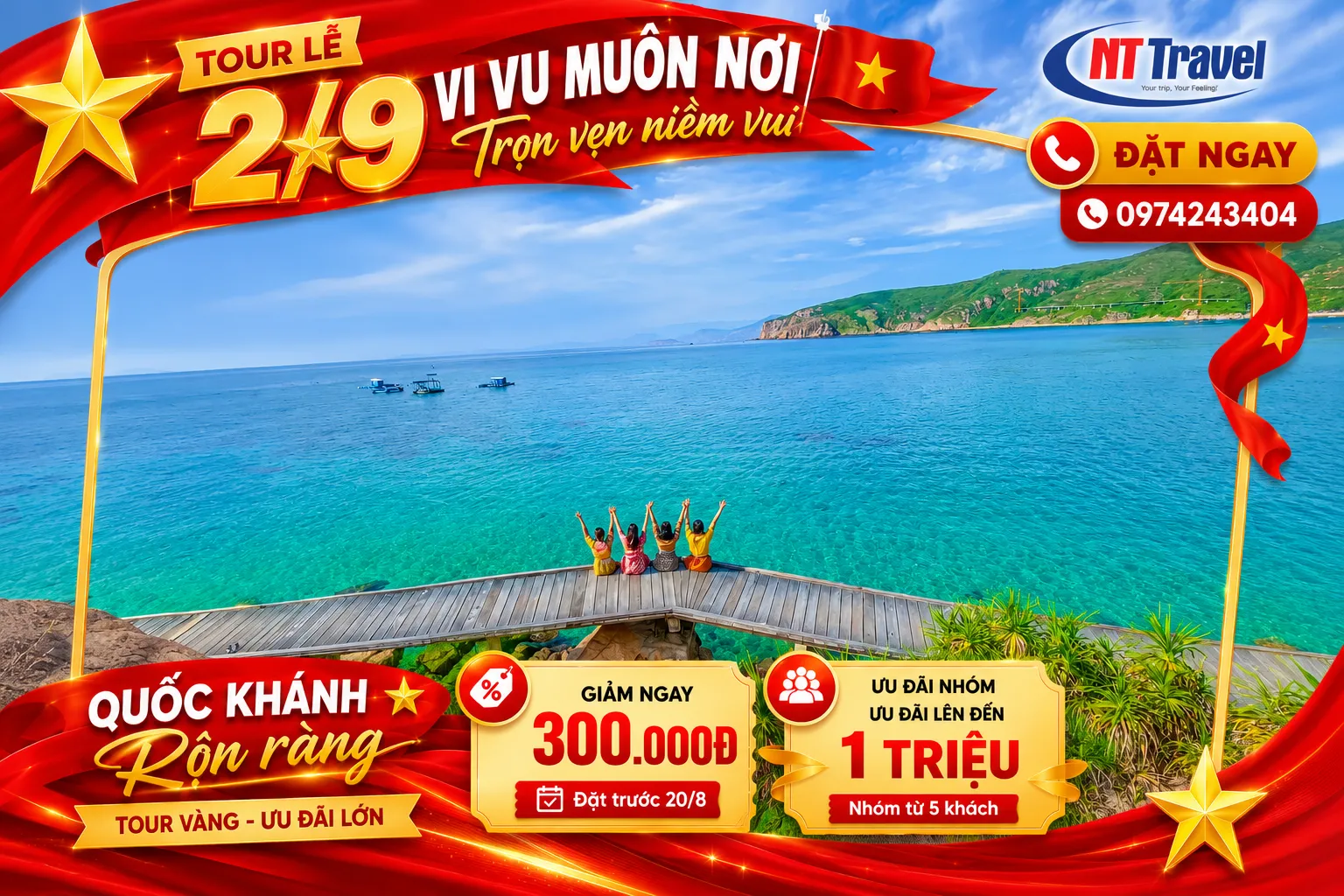 Tour Phú Yên Quy Nhơn 3 Ngày 3 Đêm Lễ 2/9