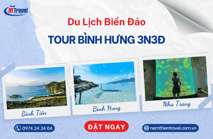 Tour Du Lịch Đảo Bình Hưng – Bình Tiên – Vinpearl 3 Ngày 3 Đêm Thưởng Thức Tiệc Tôm Hùm