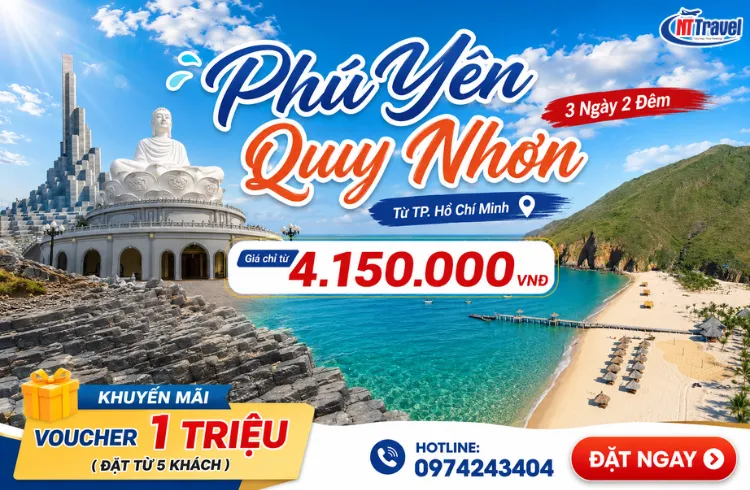 Du Lịch Hè – Tour Phú Yên Quy Nhơn 3 Ngày 2 Đêm Trọn Gói – Khởi Hành Từ TP. HCM Xe Limousine Cao Cấp