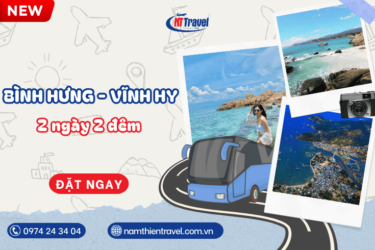 Tour Đảo Bình Hưng Vĩnh Hy 2 Ngày 2 Đêm Tour BBQ Hải Sản - Lặn Ngắm San Hô - Đồi Cừu Suối Tiên