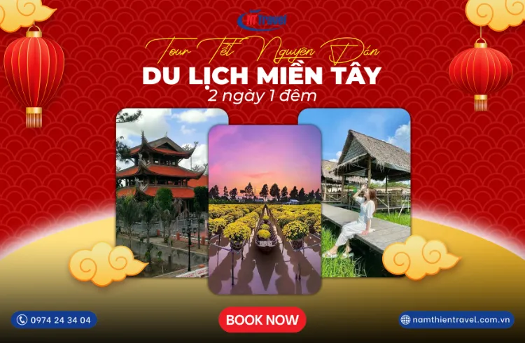 Tour Tết Nguyên Đán – Tour Đồng Tháp Cần Thơ 2 Ngày 1 Đêm Check-In Làng Hoa Sa Đéc - Chợ Nổi Cái Răng