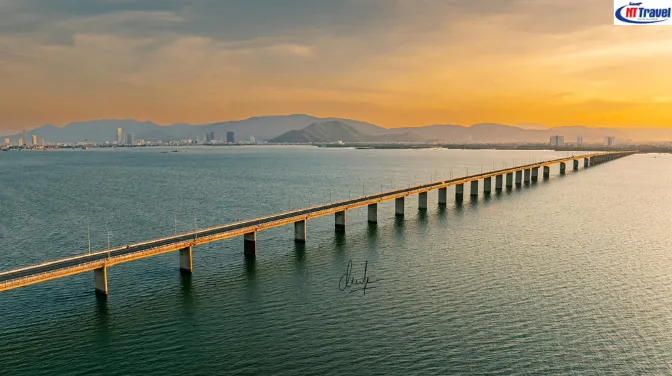 Chiêm Ngưỡng Vẻ Đẹp Cầu Thị Nại - Cây Cầu Vượt Biển Dài Nhất Việt Nam