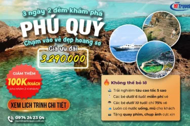 Tour Phú Quý 3 Ngày 2 Đêm