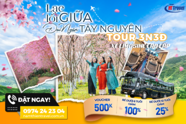 Tour Du Lịch Tây Nguyên 3 Ngày 3 Đêm