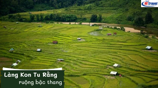 Ghé Làng Kon Tu Rằng Măng Đen – Nơi Ruộng Bậc Thang Ôm Trọn Mùa Hè Xanh