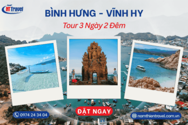 Tour Đảo Bình Hưng Vĩnh Hy 3 Ngày 2 Đêm Trọn Gói Trải Nghiệm Tàu Đáy Kính - Thưởng Thức BBQ Hải Sản (1)