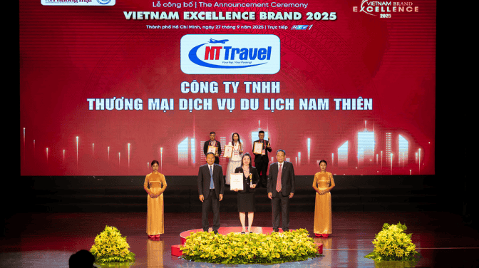 Nam Thiên Travel - Top 10 Doanh Nghiệp Lữ Hành & Tổ Chức Tour Du Lịch Tốt Nhất 2025