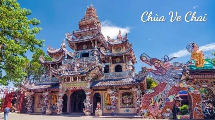 Giải Mã Tên Gọi Chùa Ve Chai (Chùa Linh Phước): Kiệt Tác Ghép Từ 12 Triệu Mảnh Sành Sứ