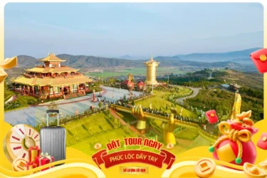 Tour Tết 2026 - Tour Đà Lạt 4 Ngày 3 Đêm - Du Lịch Xứ Sở Ngàn Hoa - Săn Mây Đồi Chè Cầu Đất - Samten Hill - Puppy Farm - Xóm Lèo - Vườn Hồng Trên Mây