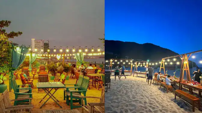 Quy Nhơn Về Đêm Có Gì Chơi Oanh Tạc Phố Ẩm Thực & Check-in Surf Bar Trên Cát