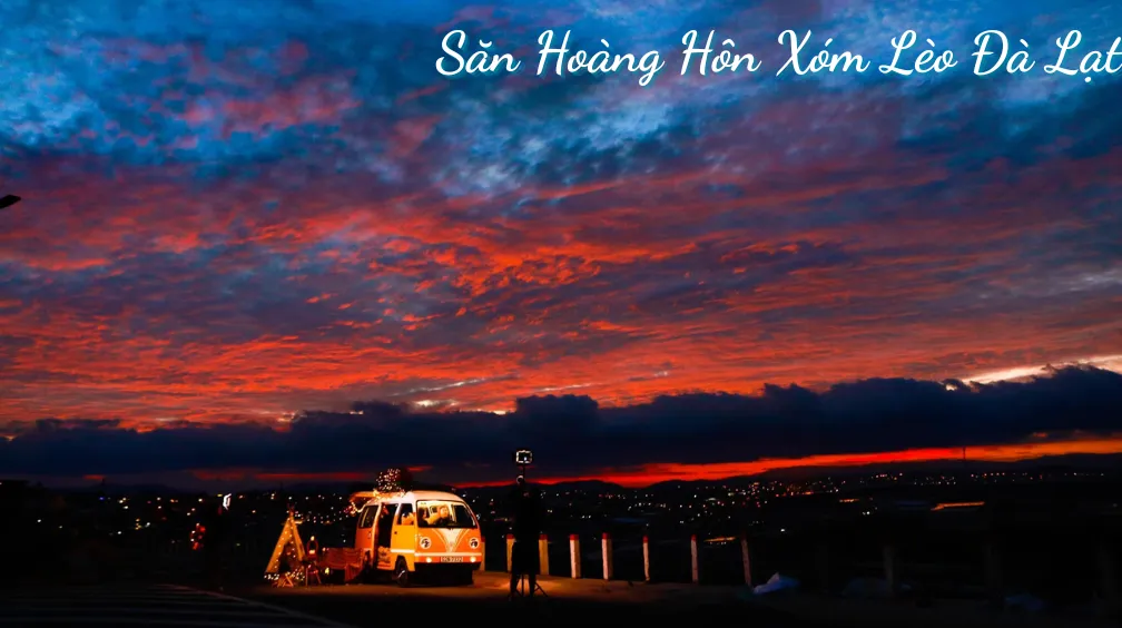 Săn Hoàng Hôn Xóm Lèo Đà Lạt: Khoảnh Khắc "Kinh Đô Ánh Sáng" Trại Mát Lên Đèn