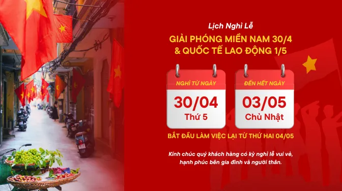 Lịch Nghỉ Lễ 30/4 1/5 Năm 2026 – Nghỉ Mấy Ngày? Có Được Hoán Đổi Hay Không?