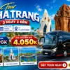 Tour Nha Trang 3 Ngày 2 Đêm Từ HCM | Hòn Tằm – Tắm Bùn Khoáng – Xe Limousine
