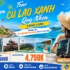 Tour Cù Lao Xanh Quy Nhơn 3N3Đ | Xe Limousine – Kỳ Co – Eo Gió