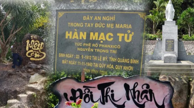 Kiến Trúc Độc Đáo Của Khu Mộ Hàn Mặc Tử