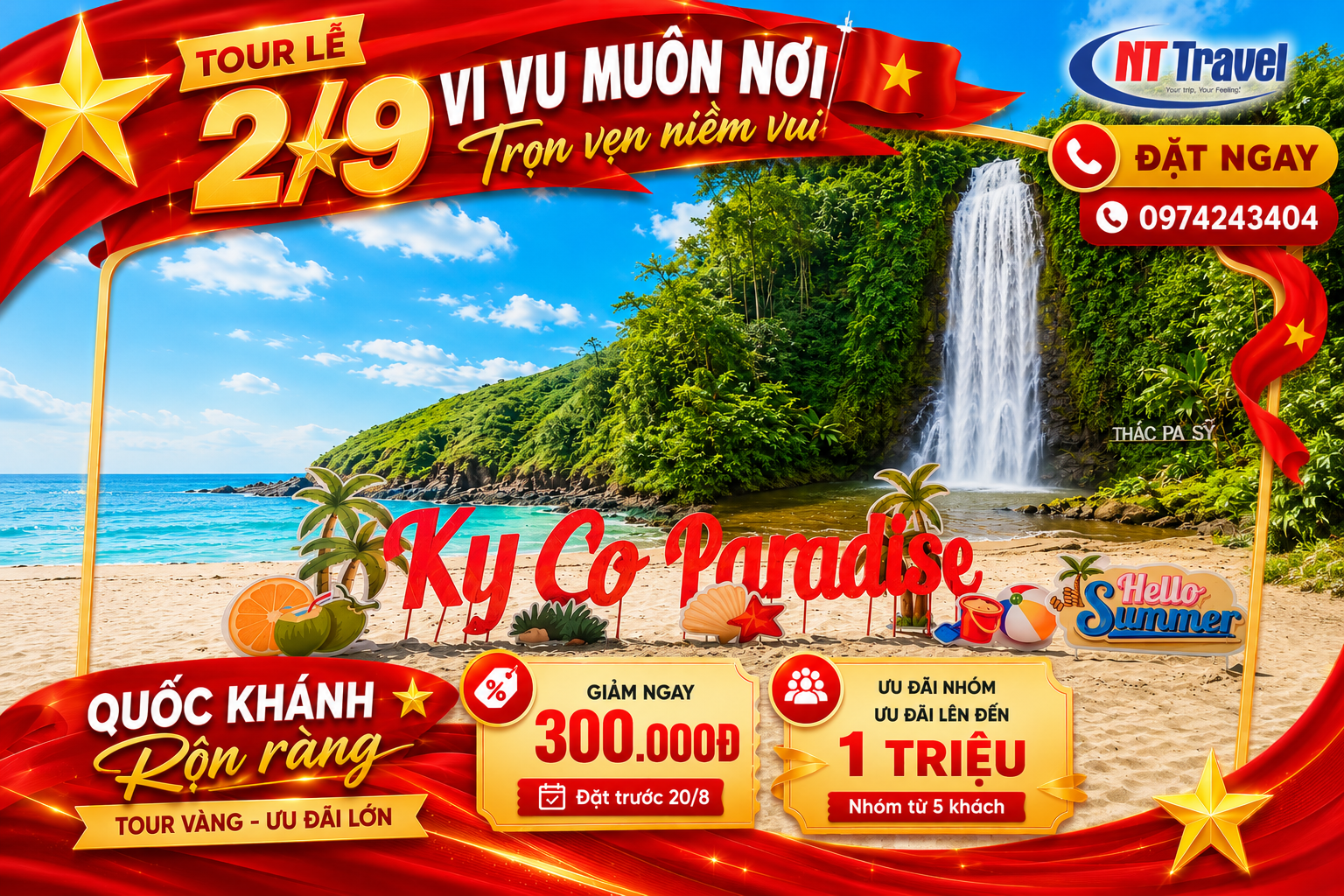 Tour Măng Đen Quy Nhơn 4N4Đ Lễ 2/9: Trải Nghiện Tây Nguyên Đại Ngàn & Thiên Đường Biển Miền Trung Bằng Xe Limousine Cao Cấp