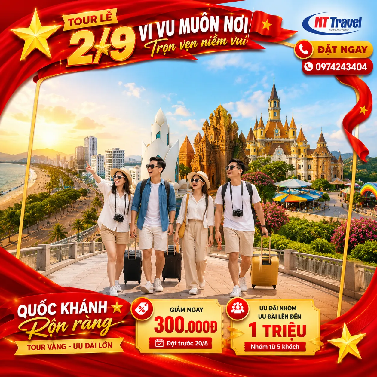 pop-up tour du lịch lễ 2/9