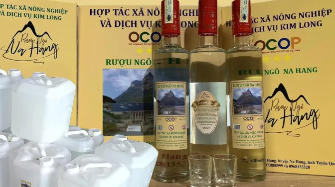 Rượu Ngô Men Lá
