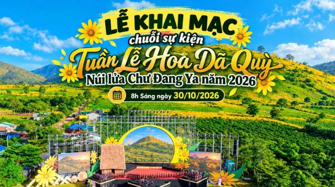 Tuần Lễ Hoa Dã Quỳ Núi Lửa Chư Đăng Ya