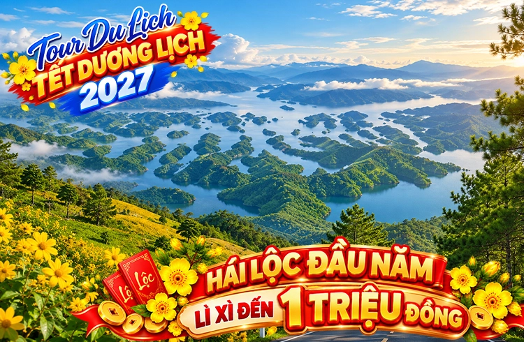 Tour Tây Nguyên 3 Ngày 3 Đêm Tết Dương Lịch 2027 | Tham Quan Măng Đen - Kon Tum - Pleiku - Buôn Ma Thuộc - Tà Đùng